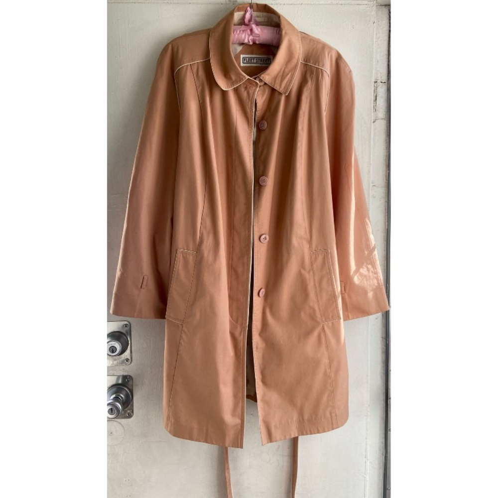 Beautiful Vintage Fleet Street Tan Trench/Rain Coat